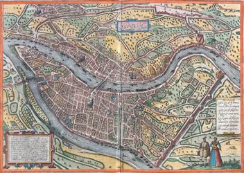 View of Lyon, France
