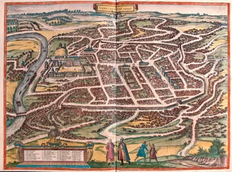 Vilnius, Lithuania (Engraving)