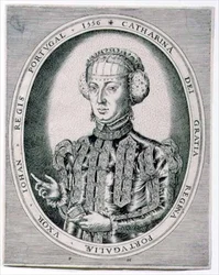 Portrait of Catherine, Queen of Portugal, wife of John III