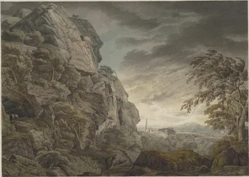 Heroic Landscape in the Thunderstorm