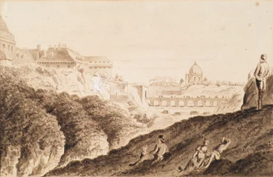 The Hofburg with City Moat, Castle Gate, and Bridge