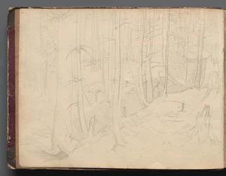 Album with Views of Rome and Surroundings, Landscape Studies, page 01b: Roman Landscape