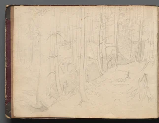 Album with Views of Rome and Surroundings, Landscape Studies, page 01b: Roman Landscape