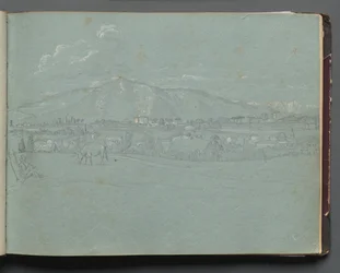 Album with Views of Rome and Surroundings, Landscape Studies, page 10a: Roman Landscape