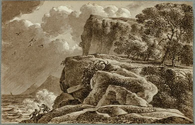 Coastal Landscape with Storm Approaching
