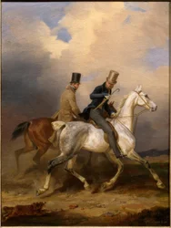 Ride of Prince Wilhelm Accompanied by the Artist