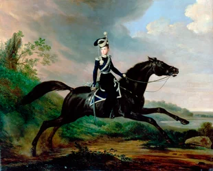 Equestrian Portrait of Grand Prince Alexander Nikolayevich