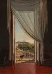 A View of Naples through a Window