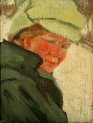 Portrait of Maria Franck with White Cap