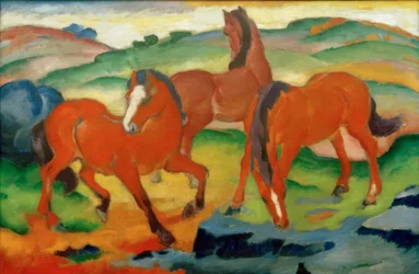 The Red Horses (Grazing Horses IV)