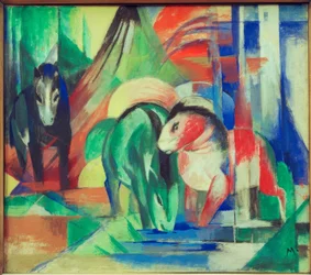 Three Horses at the Watering Place