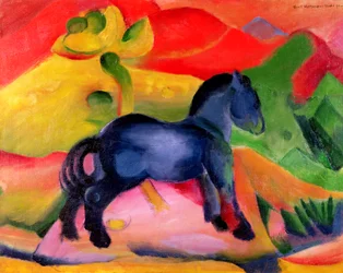 Little Blue Horse, 1912