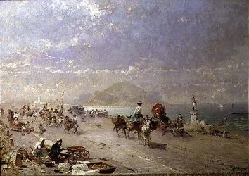 Coastal Road on the Gulf of Palermo, Italy