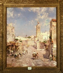 Figures in a Moorish Town