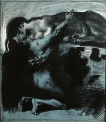 Kiss of a Sphinx, between 1890 and 1914.