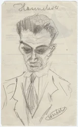 Portrait of Walter Hasenclever, Early 1930s