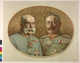 Emperor Franz Joseph I of Austria and William II