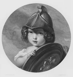 The Amazon, Portrait of HRH The Princess Helena, from the Picture in the Royal Collection