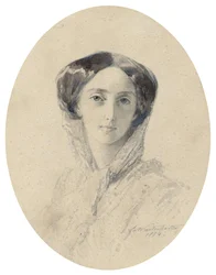Portrait of Grand Duchess Olga Nikolaevna of Russia, Queen of Wuerttemberg