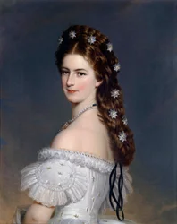 Portrait of Elisabeth of Wittelsbach (Sissi)