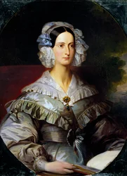Portrait of Princess Marie of Orleans, by Franz Xavier Winterhalter