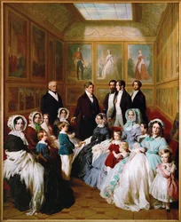 Queen Victoria and Prince Albert Guests of King Louis Philippe at the Chateau d