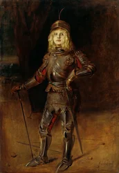 Marion Lenbach in armor