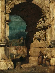 Study for the Painting The Arch of Titus in Rome