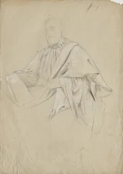 Old Man with Rich Garment
