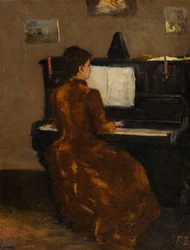 Young Girl at the Piano