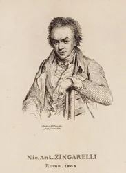 Portrait of the Composer Nicola Antonio Zingarelli