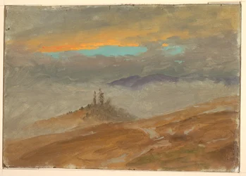 Cloud Study, Above Winter Landscape