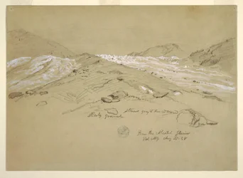 Aletsch Glacier, Bernese Alps, Switzerland, August 28, 1868