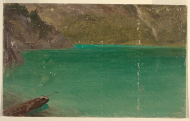 Alpine Lake (Bavaria or Switzerland), 1868