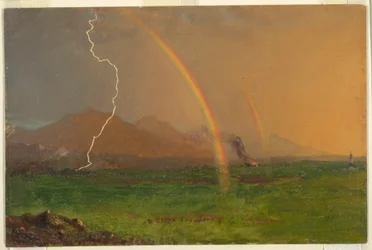Alpine Scene in Thunderstorm, 1868