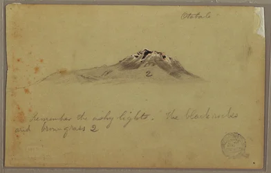 Andean Mountain Peak (Cayambe?), Otavalo, Ecuador, August or September 1853