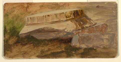 Athens, Fallen Capitol of the Parthenon, 1869