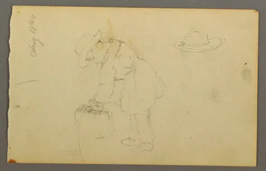 Boy Leaning on a Sack, Hat, 1844