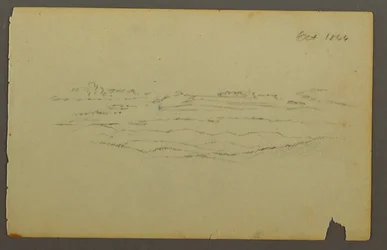 Broad Rolling Landscape with Clouds, 1844