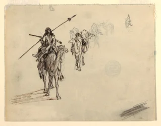 Caravan on March, February 1868