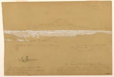 Cayambé, Morning, from the Temple of the Sun, Quito, June 24, 1857