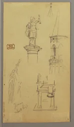 Church, Building, Covered Bridge, possibly 1868–69