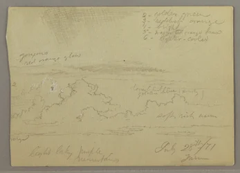 Cloud Study, July 28, 1871