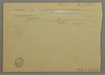 Cloud Study, July 28, 1871