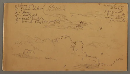 Cloud Study, Possibly 1874