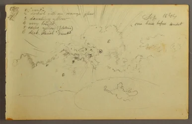 Cloud Study with Sun Bursting Through, 1844