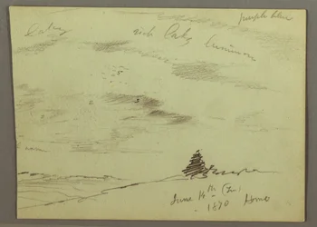 Cloudy Sky, Hillside, 1870