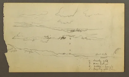 Cloudy Sky Over Valley (Maine?), Possibly 1860