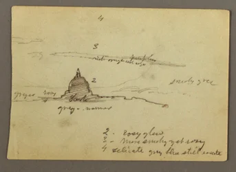 Distant View of the Dome of St. Peter