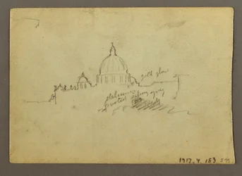 Distant View of the Dome of St. Peter